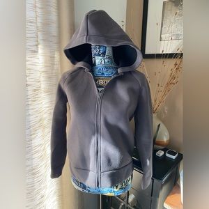 Gray Kate Spade Saturday Hoodie 100 Percent Viscose Foam Size Small